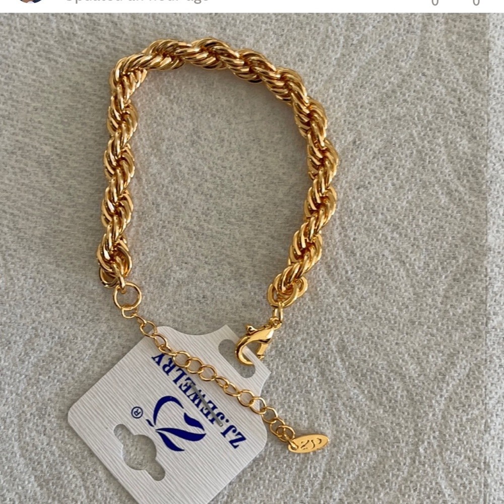 Beautiful golden bracelet